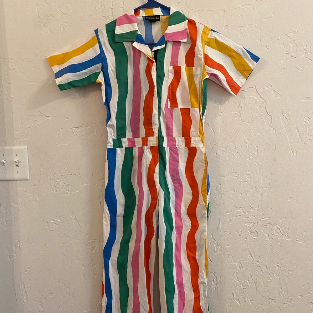 Nooworks salvation stripe jumpsuit